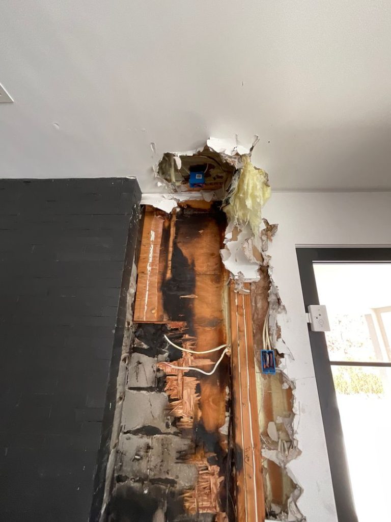 fire damage restoration